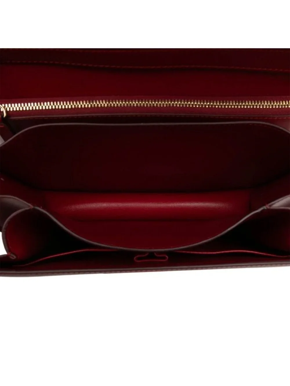 Celine Classic Box Crossbody Shoulder Bag Red Leather